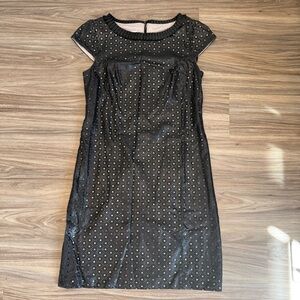 Ivy & Blu Vegan Leather Mini Dress